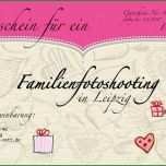 Unglaublich Gutschein Fotoshooting Vorlage Cool Gutscheine Für