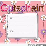 Unglaublich Gutschein Vorlage Zum Ausdrucken