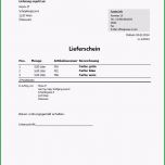 Unglaublich Lieferschein software Pflichtangaben Muster Vorlagen