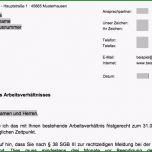 Unglaublich Muster Kündigung Des Arbeitsverhältnisses