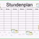 Unglaublich Neues Stundenplan Vorlage Grundschule