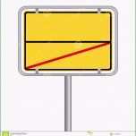 Unglaublich ortsschild ortsausgangsschild Ohne Text Vektor Eps10