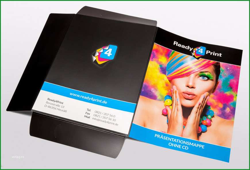 praesentationsmappe ohne cd drucken
