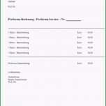 Unglaublich Rechnungsformular Kostenlos Rechnung Vorlag