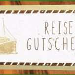Unglaublich Reise Gutschein &quot;ticket Style&quot; Travel Voucher T