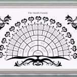 Unglaublich Stammbaum Diagramm Vorlage Mit Blanks Digitale Datei 6