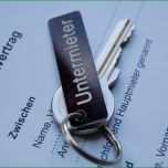 Unglaublich Untermietvertrag