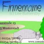 Unglaublich Visitenkarte Kfz "vorlage" Foto &amp; Bild