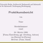 Unvergesslich 11 Praktikumsbericht Vorlage Schule 10 Klasse