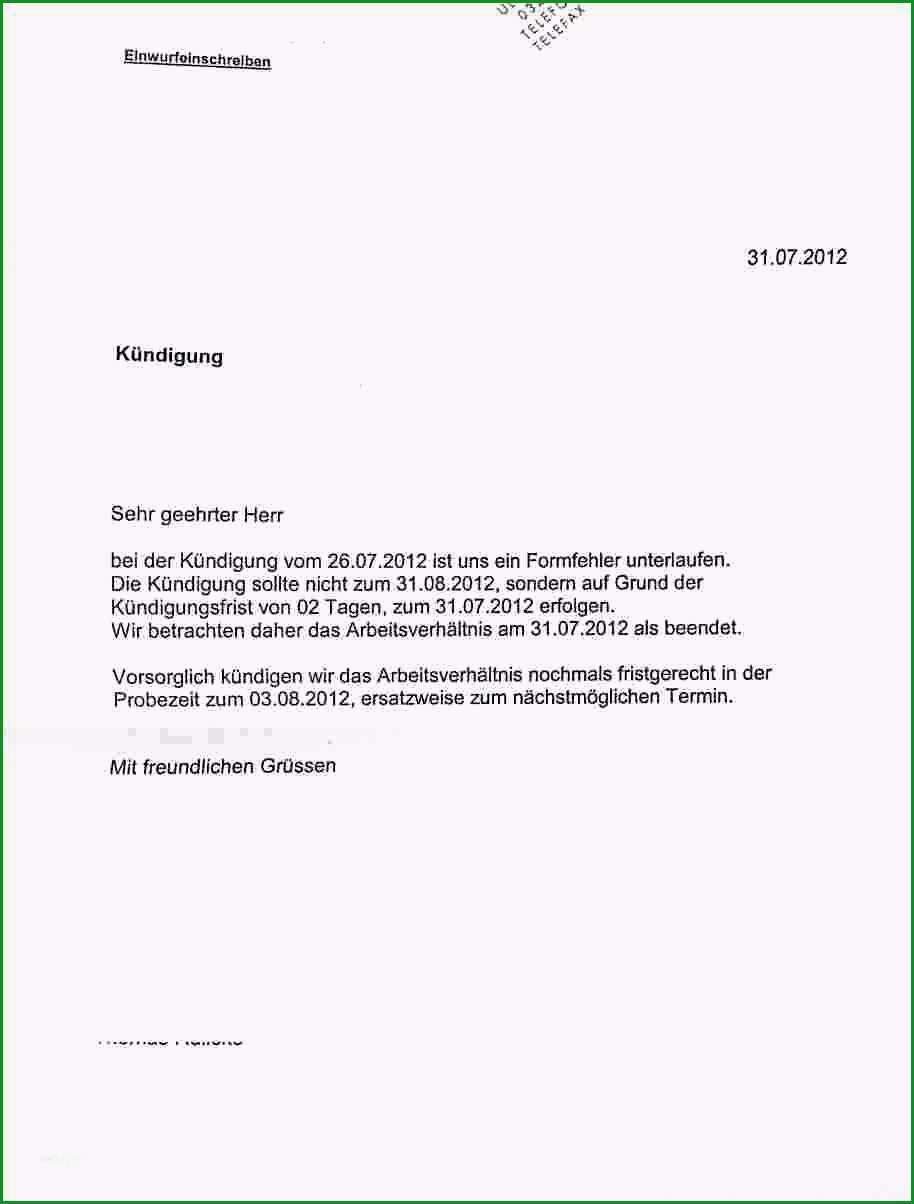 12 formlose kundigung vorlage