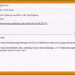 Unvergesslich 13 Kurzbewerbung Per Email Muster