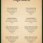 Unvergesslich 18 Speisekarte Vorlage Kostenlos