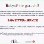 Unvergesslich 59 Elegant Babysitting Aushang Vorlage Galerie
