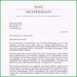 Unvergesslich Bewerbungsschreiben Vorlage Word