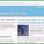 Unvergesslich Blaue Email Marketing Newsletter Vorlage