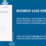 Unvergesslich Business Case Vorlage Für Ms Word – Microtool