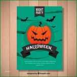 Unvergesslich Halloween Plakat Vorlage Mit Kürbis
