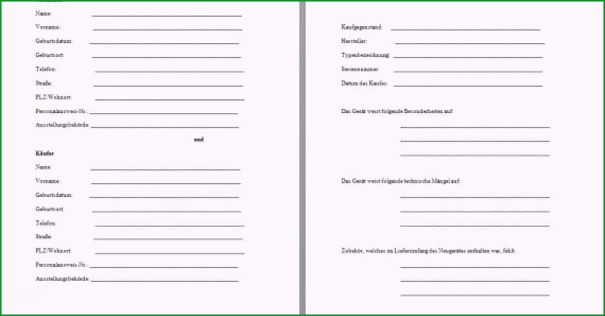 kaufvertrag