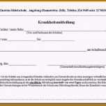 Unvergesslich Krankmeldung Email Vorlage Elegant 9 Krankmeldung Vorlage