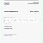 Unvergesslich Kündigung Mitgliedschaft Vorlage Text Word
