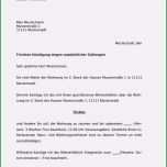 Unvergesslich Mietkündigung Vorlage Elegant Kündigung Mietvertrag