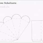 Unvergesslich Mini Schultüte Vorlage Inspiration Schultüte Mit