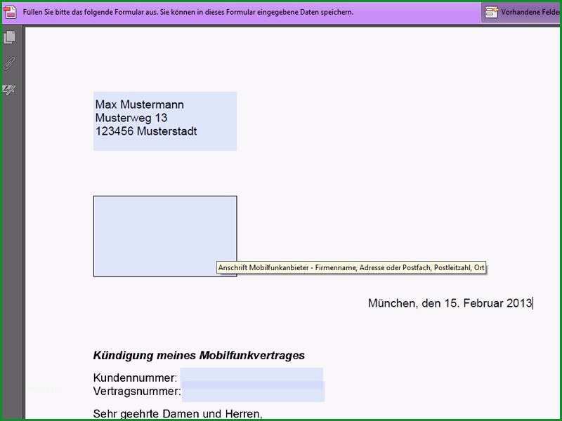 o2 kundigung vorlage