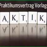 Unvergesslich Praktikumsvertrag Vorlage Download
