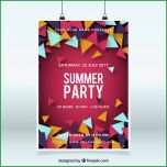 Unvergesslich sommer Party Plakat Vorlage