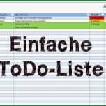 Unvergesslich to Do Liste Excel Vorlage Kostenlos Einfache todo Liste