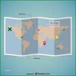 Unvergesslich Weltkarte Vorlage